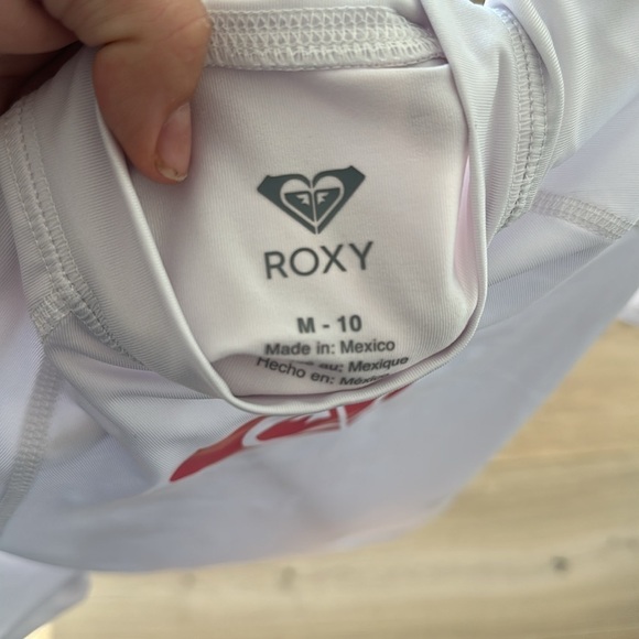 Roxy Rashguard girls 10 white - Picture 2 of 2
